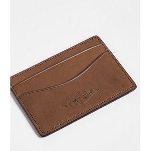 rag & bone Brown Leather Slim Card Case